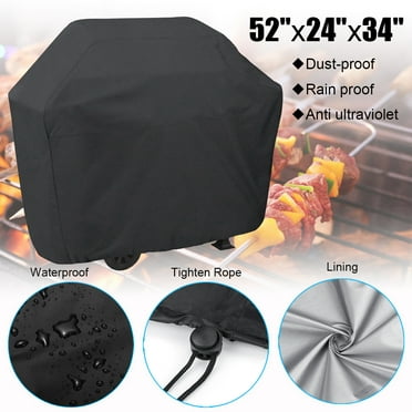 Waterproof BBQ Cover Fade and UV Resistant vchin Grill Cover Replacement for Weber 7105 Spirit 210 Gas Grills NOT Fit for Spirit II E-210 32 W x 26 D x 43 H 